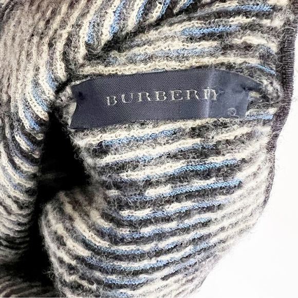 Burberry Plaid Mock Neck Sweater - Picture 3 of 4